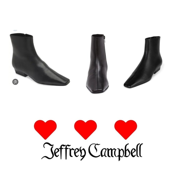 Jeffrey Campbell Ichabod Square Toe Bootie Women Size 9 - Picture 11 of 12